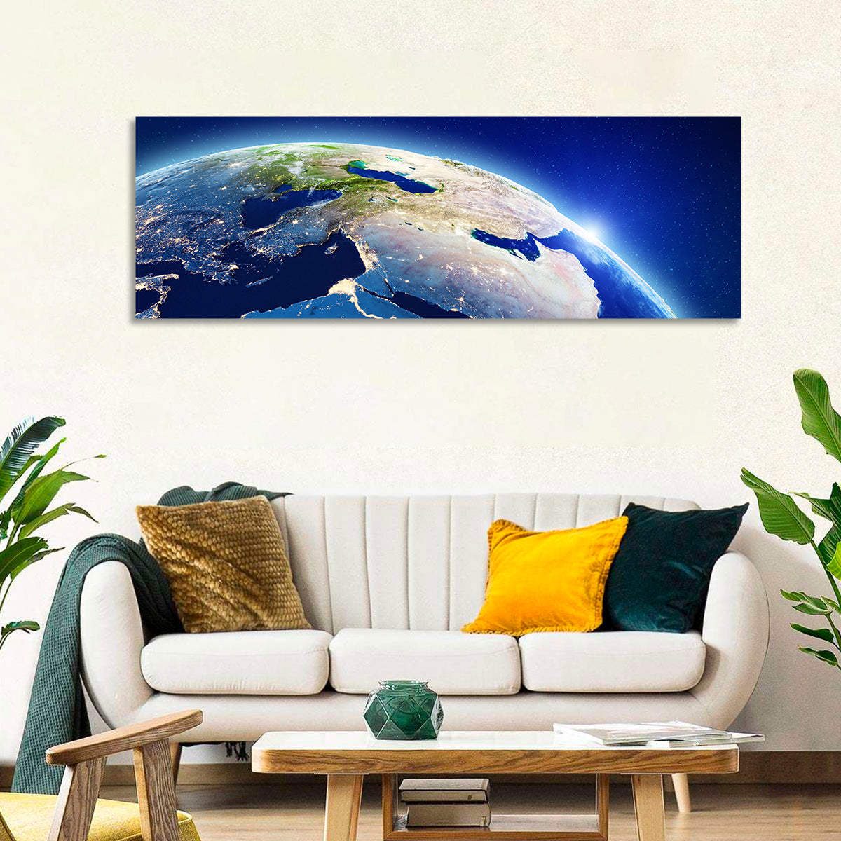 Middle East from Orbit Wall Art