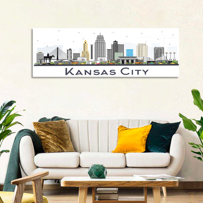 Kansas City Skyline Wall Art