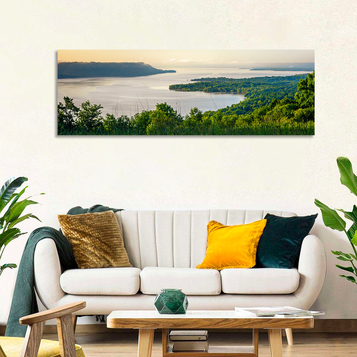 Mississippi River and Lake Pepin Wall Art