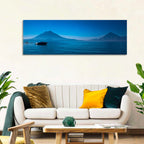 Boat on Lake Atitlán Wall Art