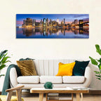 Manhattan Skyline at Twilight Wall Art