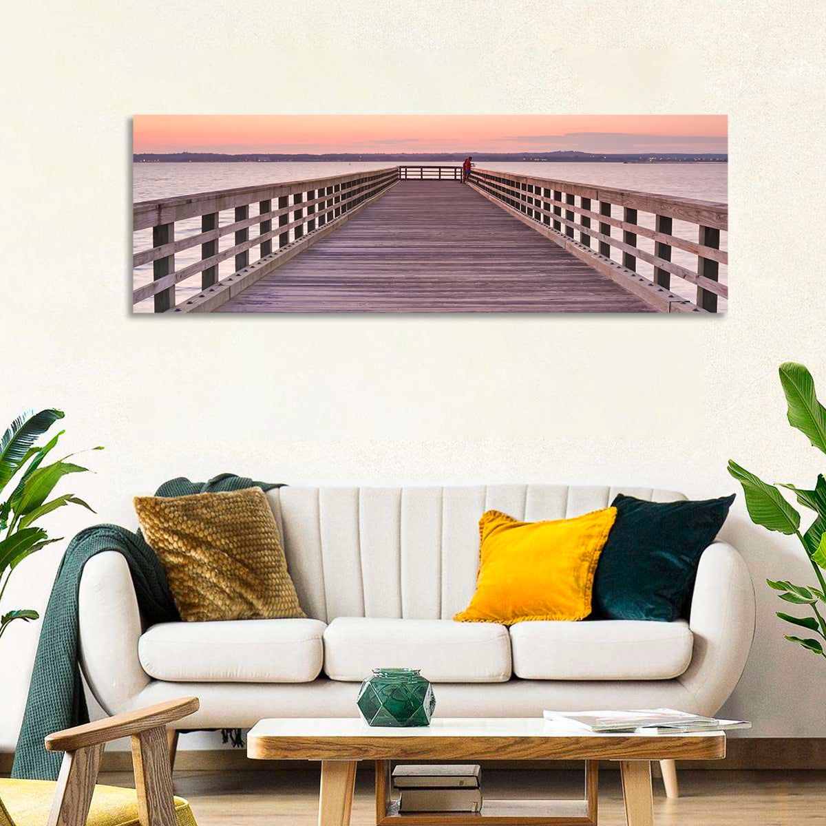 New Haven Wooden Pier Wall Art