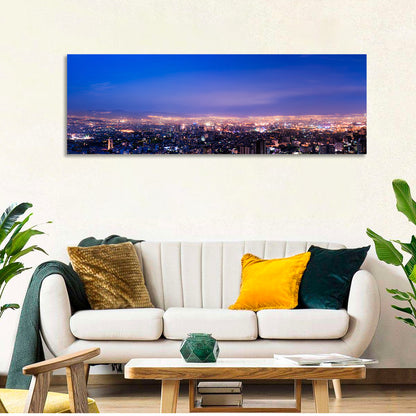 Tehran Nightscape Wall Art