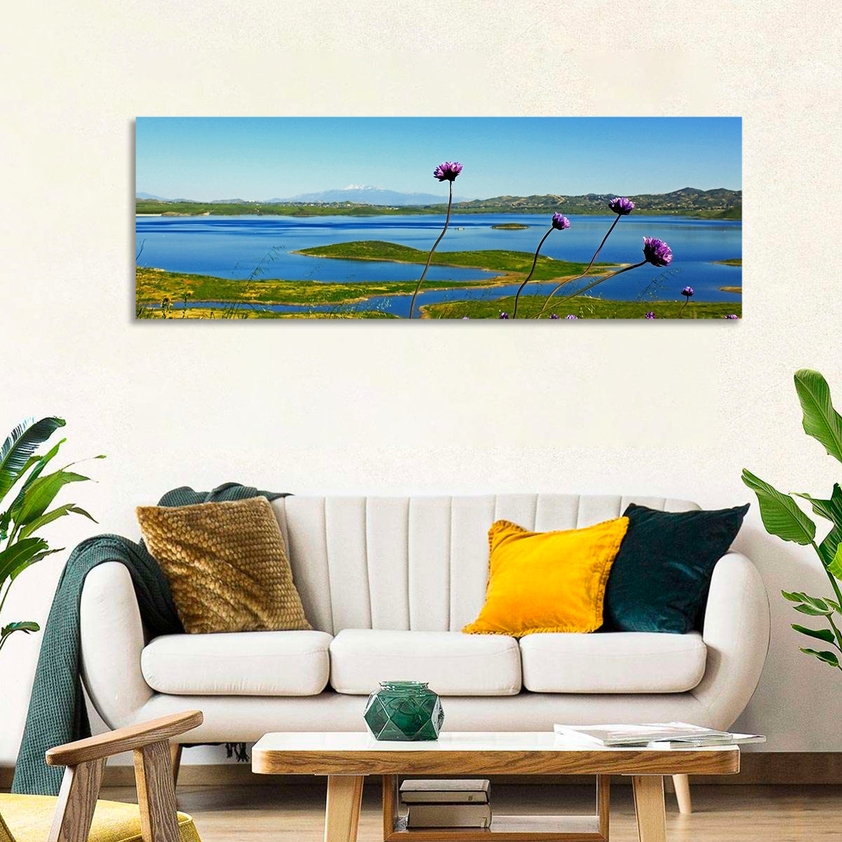 Lake Mathews Wildflower View Wall Art