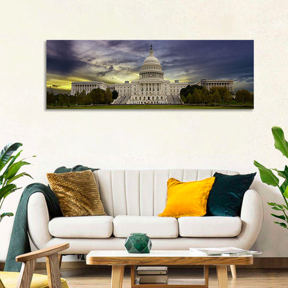 United States Capitol at Dusk Wall Art