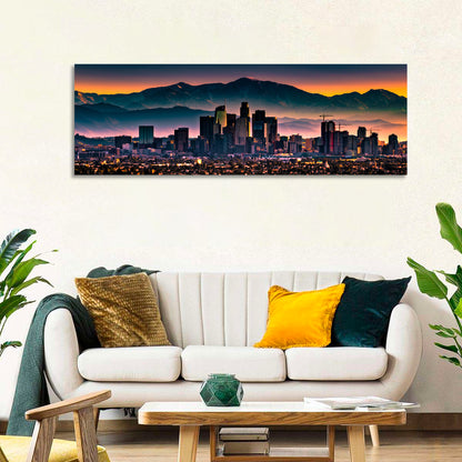 Downtown Los Angeles Skyline Wall Art