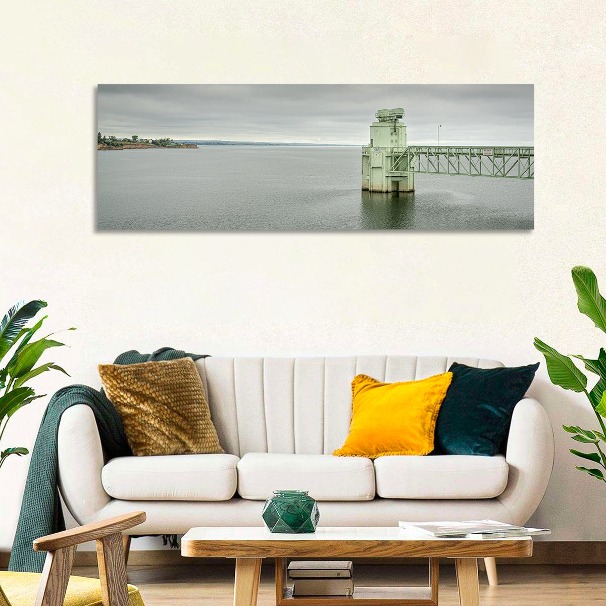 Lake Mcconaughy Intake Tower Wall Art
