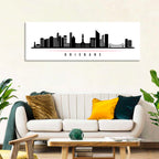Brisbane City Skyline Wall Art