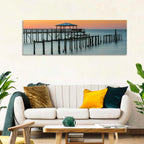 Fairhope Pier at Sunset Wall Art
