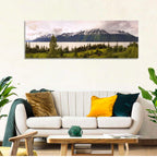 Alaska Mountain Lake View Wall Art
