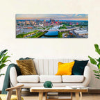 Nashville Skyline at Golden Hour Wall Art