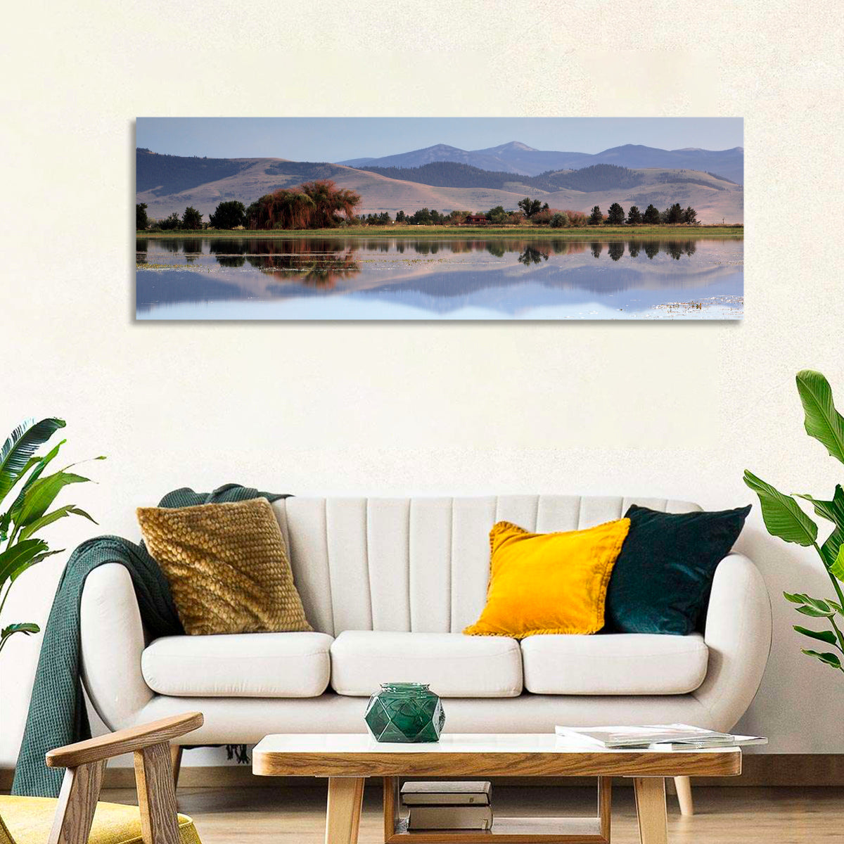 Mission Valley Lake Reflection Wall Art