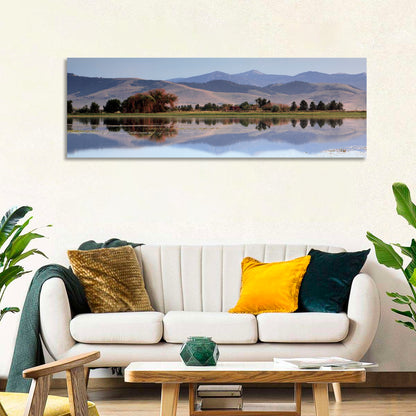 Mission Valley Lake Reflection Wall Art