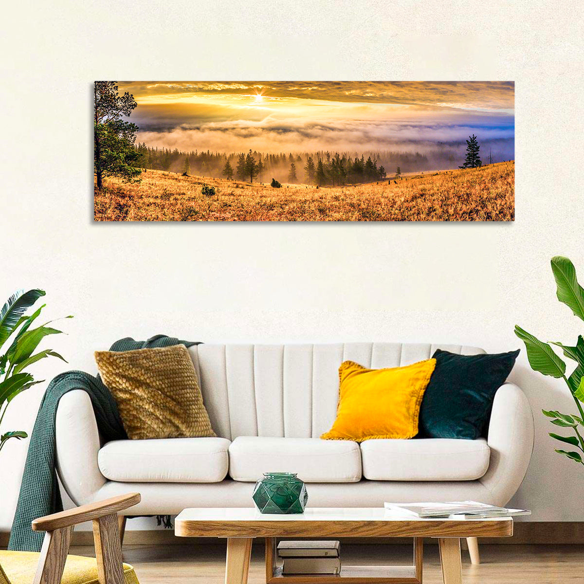 Ural Taiga Sunrise Wall Art