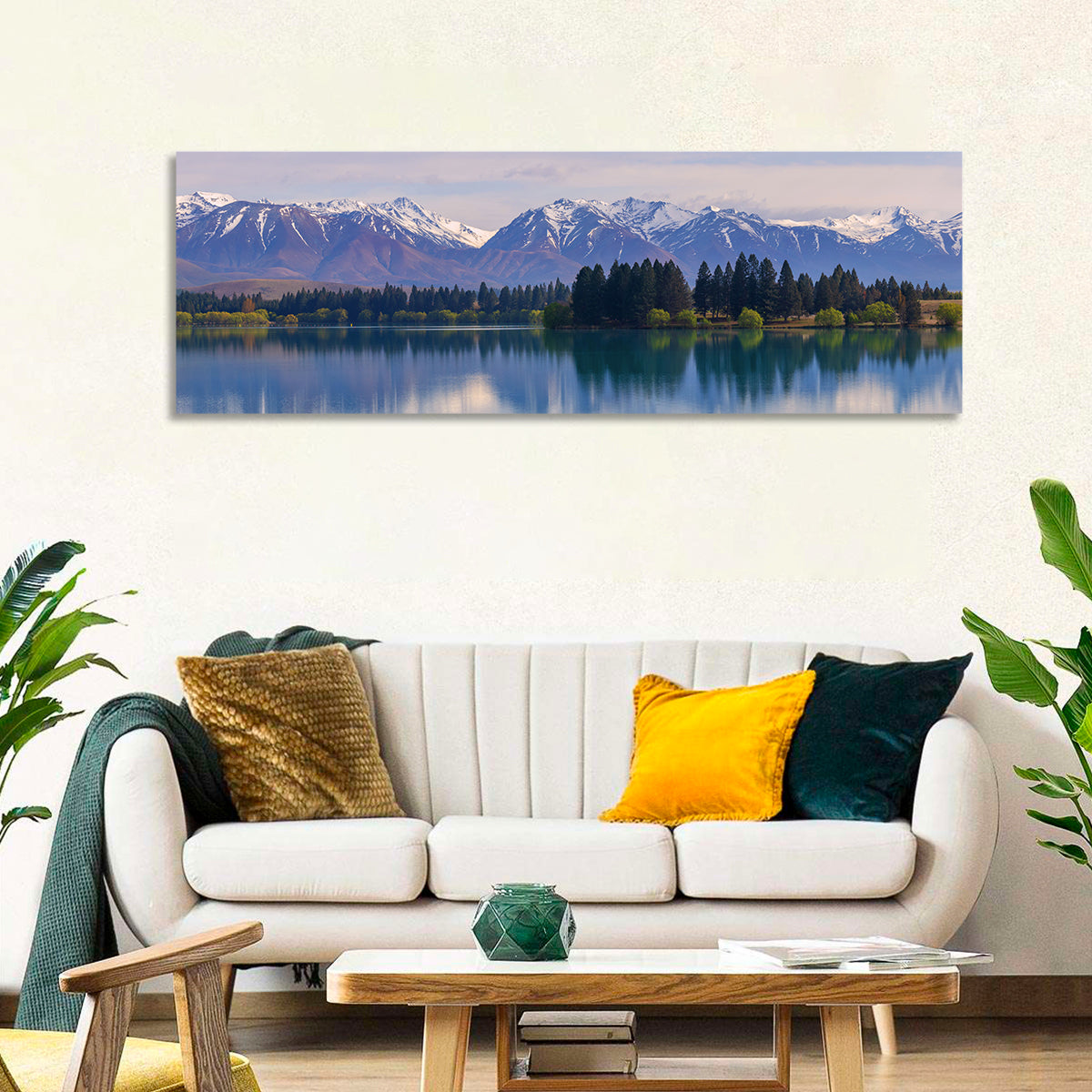 Ruataniwha Lake Reflection Wall Art
