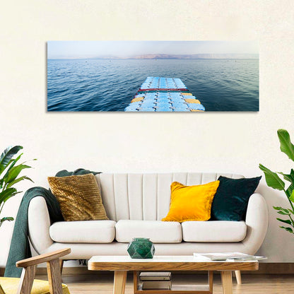 Galilee Floating Dock at Tiberias Wall Art