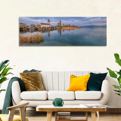 Busskirch Church on Lake Obersee Wall Art