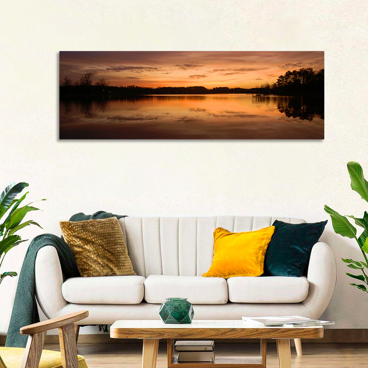 Lake Weiss Sunrise Reflection Wall Art