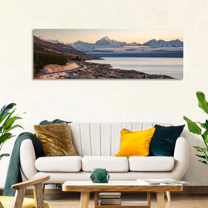 Mount Cook from Lake Pukaki Wall Art