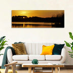 Lake Weiss Sunset Reflection Wall Art