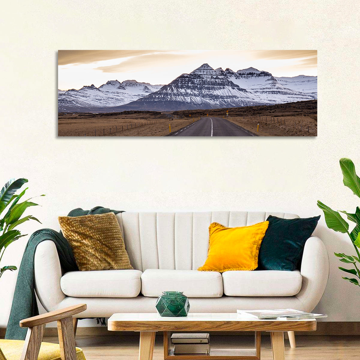 East Fjords Road at Dusk Wall Art