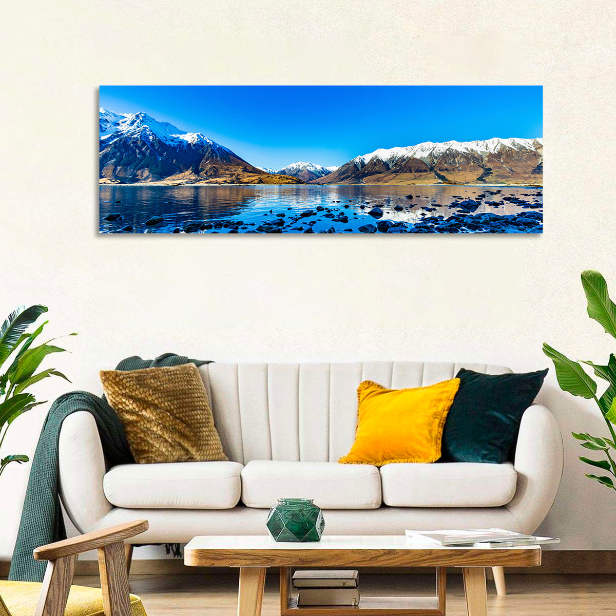 Lake Ohau Mountain Reflection Wall Art