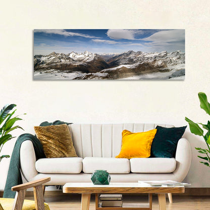 Snow-capped Peaks of Zermatt Wall Art