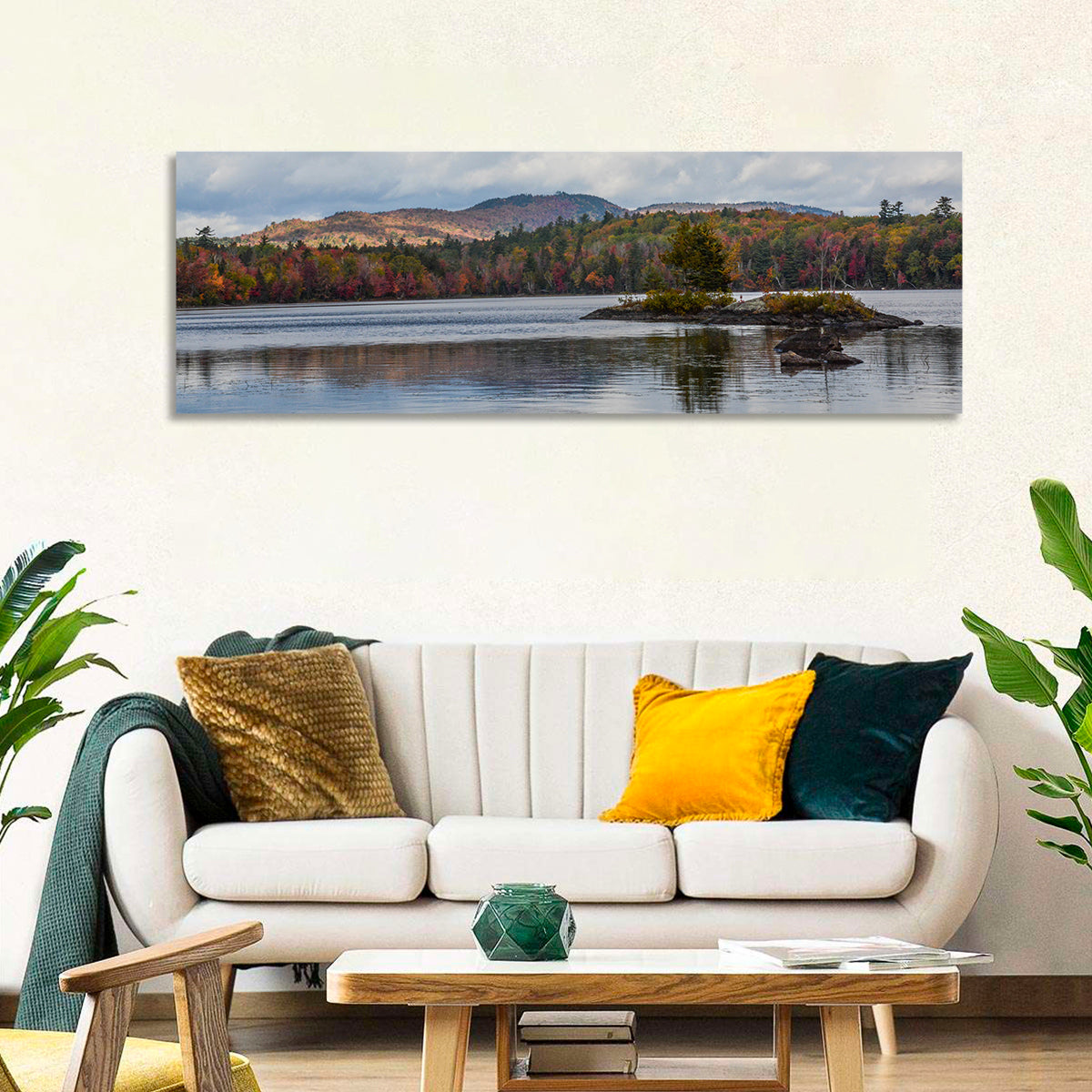 Lake Umbagog Autumn Reflection Wall Art