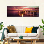 Jekyll Island Pier at Dusk Wall Art