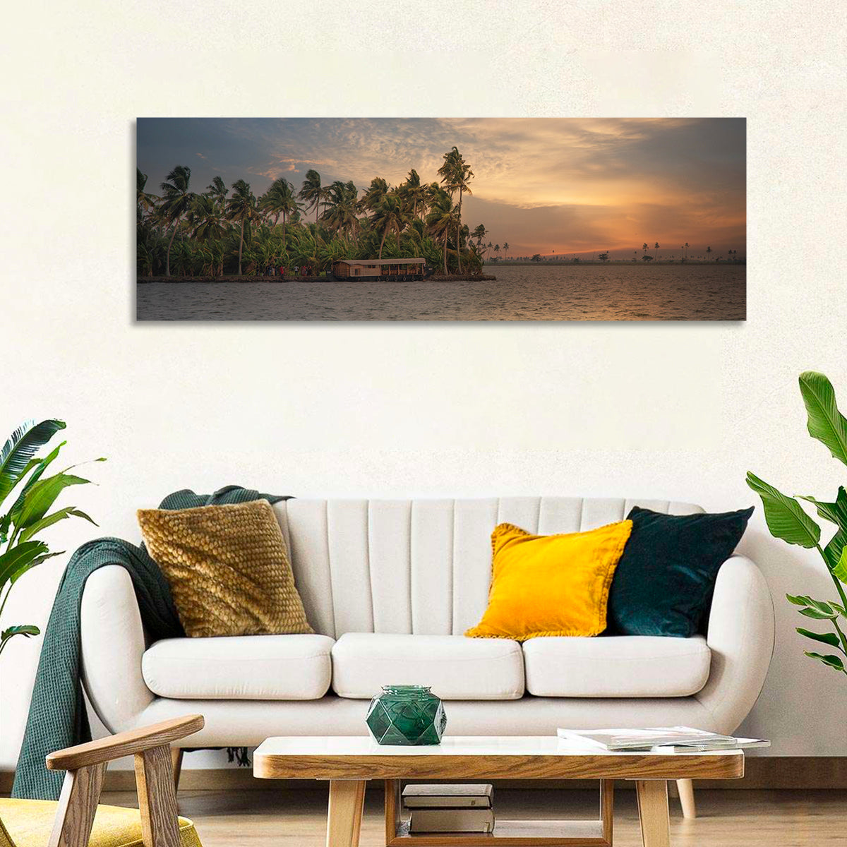 Vembanad Lake Sunset Wall Art