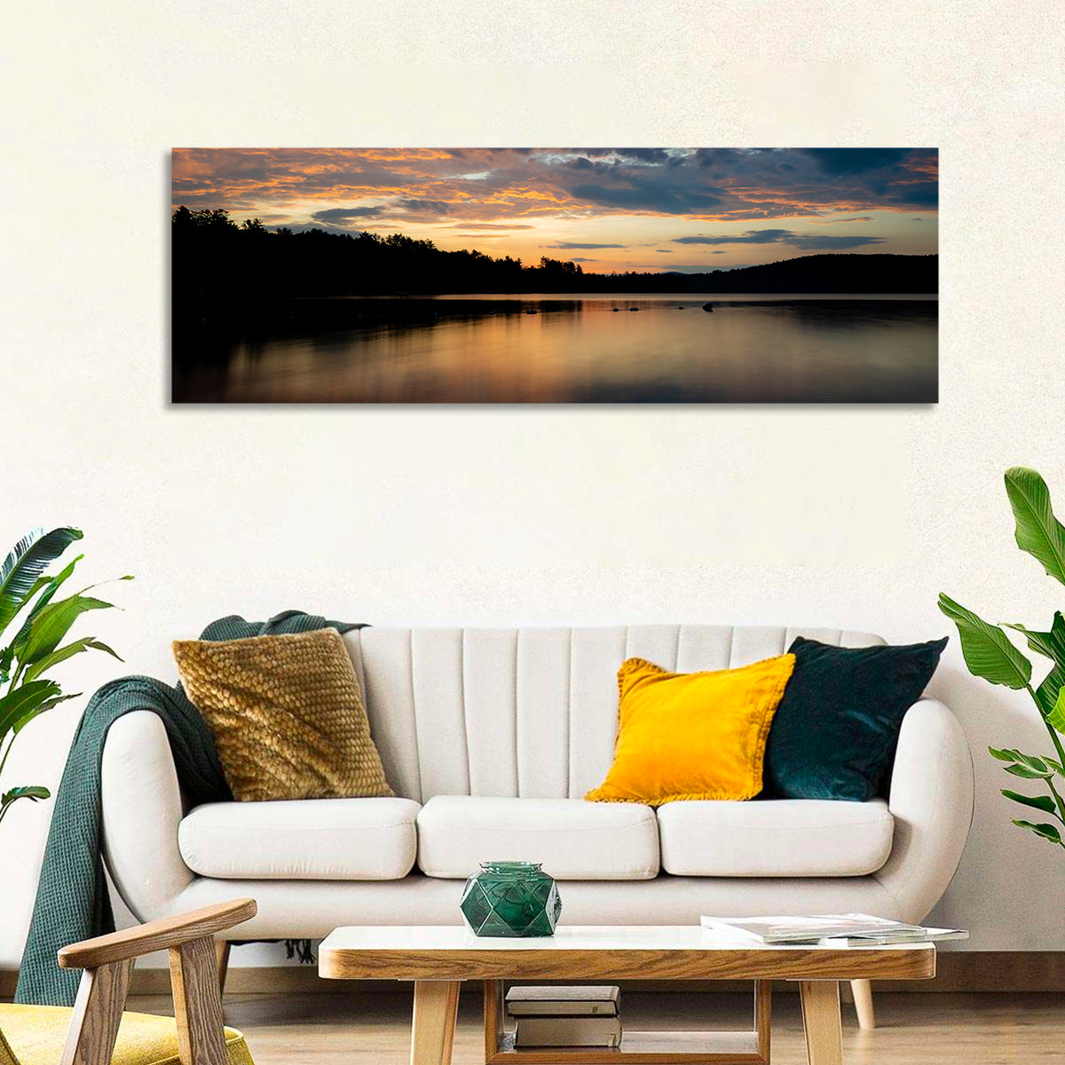 Lake Squam Sunrise Reflection Wall Art