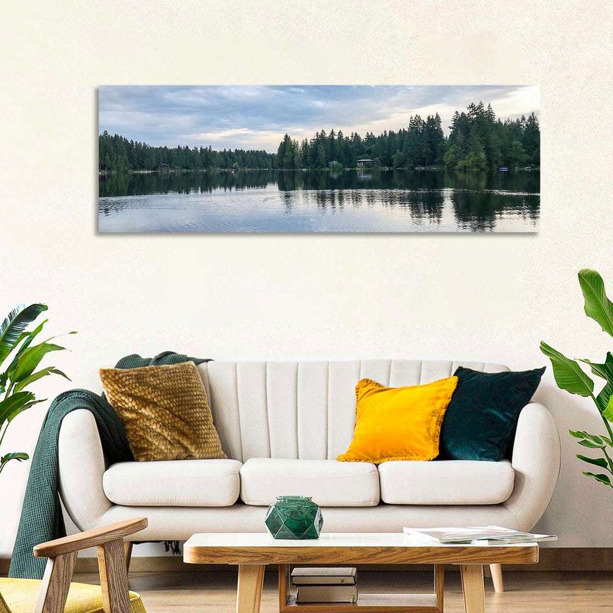 Beaver Lake Park Sunrise Reflection Wall Art