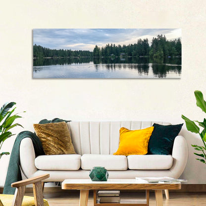 Beaver Lake Park Sunrise Reflection Wall Art
