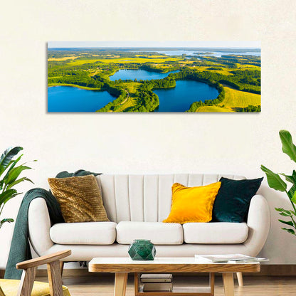 Narachanski Lake Meadows Aerial View Wall Art