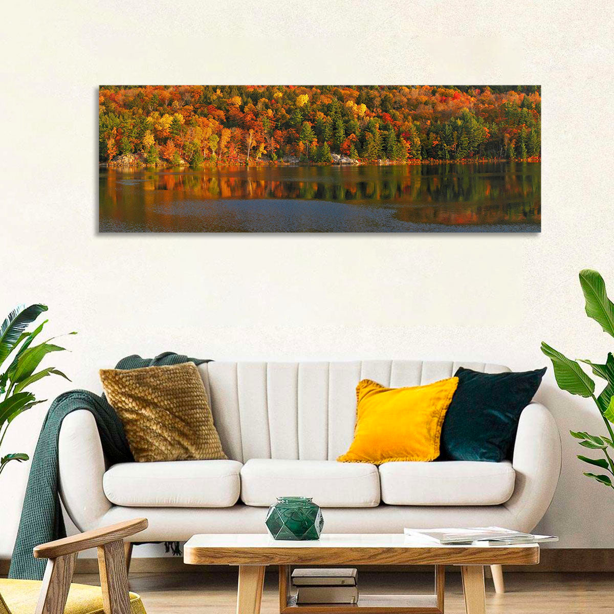George Lake Morning Reflection Wall Art