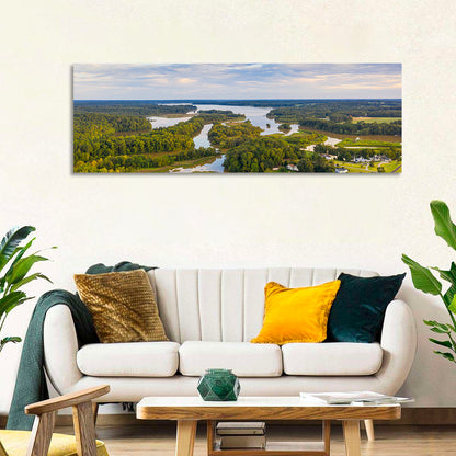 Lake Oconee Aerial Landscape Wall Art