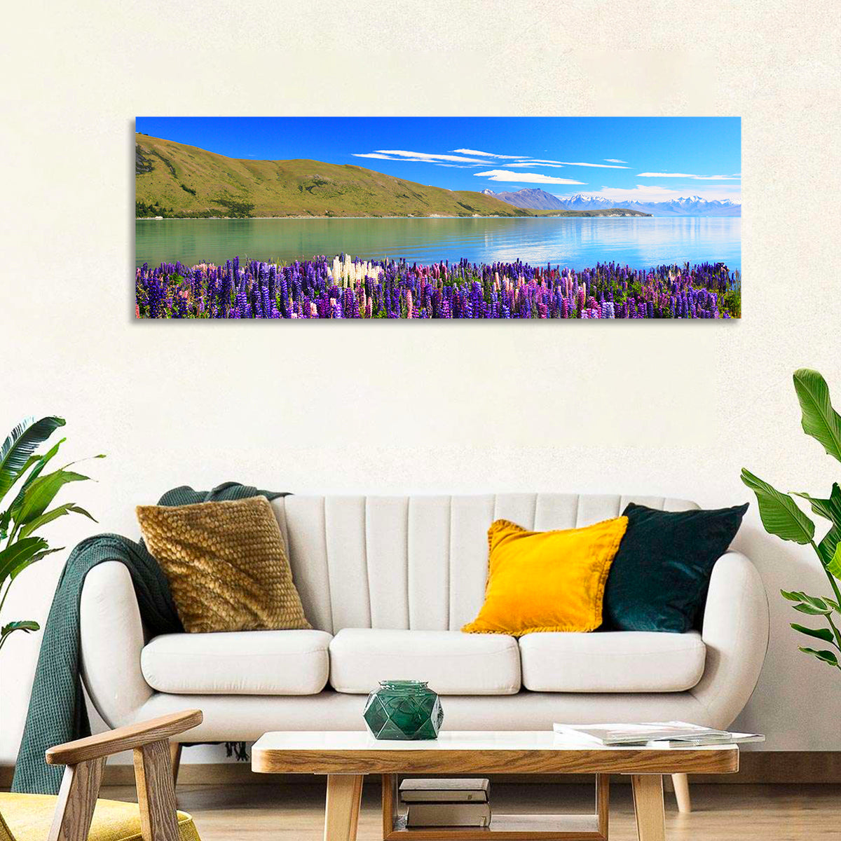 Lake Tekapo Lupine Fields Wall Art