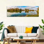 Myvatn Volcanic Rock Reflections Wall Art