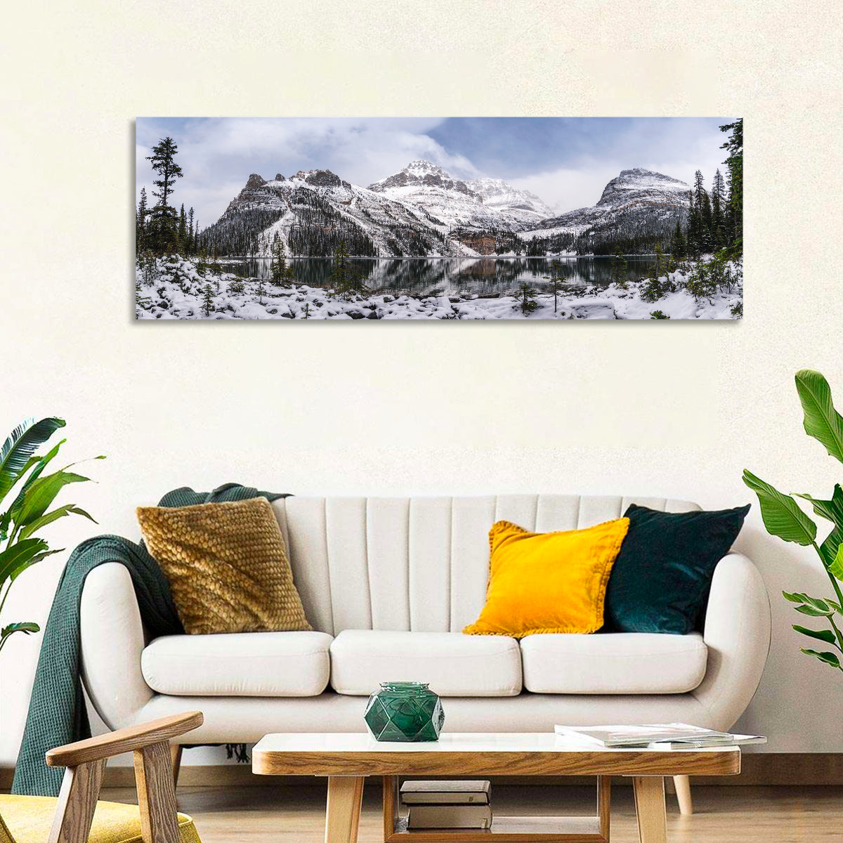 Snowy Lake O Hara Wall Art