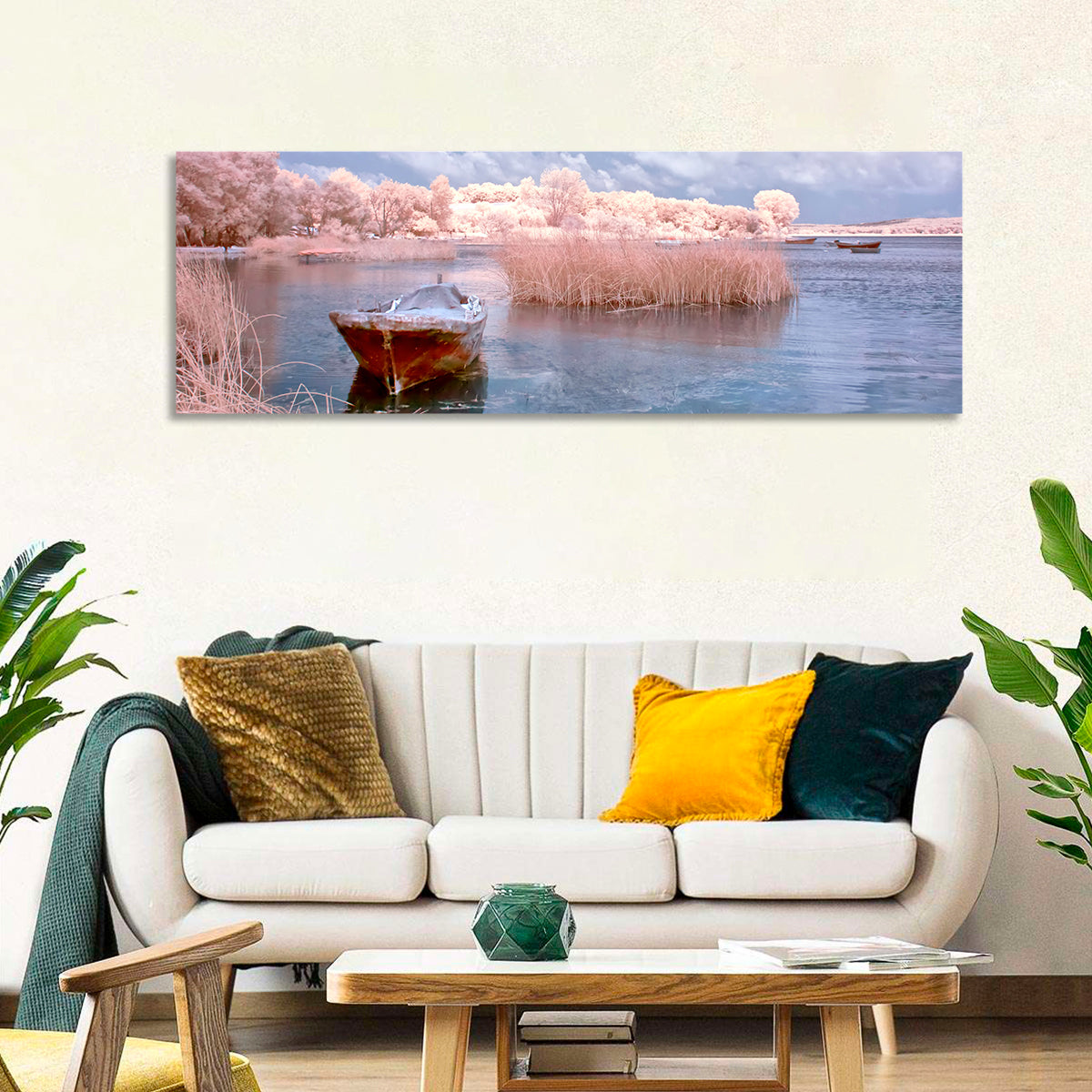 Golyazi Lake Boat Wall Art