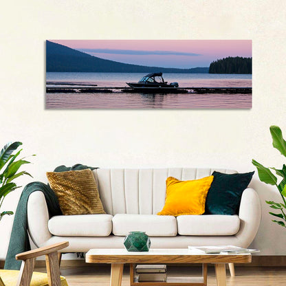 Odell Lake Dock at Twilight Wall Art