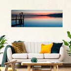 Lake Geneva Sunrise Pier Wall Art