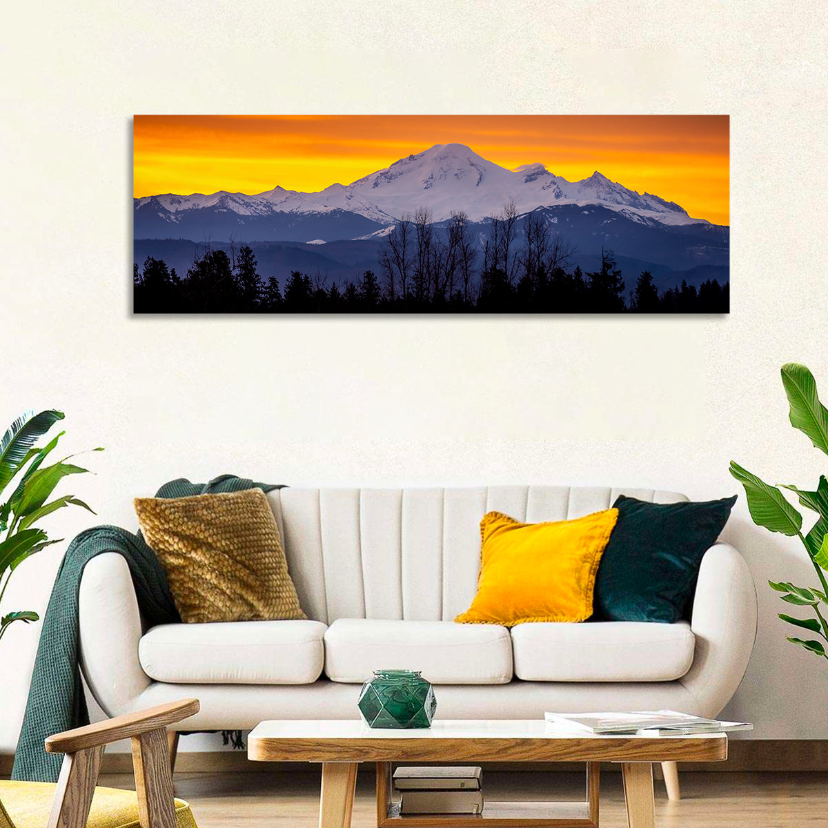 Sunrise Over Mount Baker Wall Art