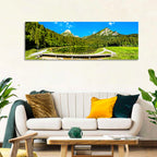 Seealpsee Footbridge Alpine Lake Wall Art