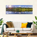 Bavarian Alpine Lake Reflection Wall Art