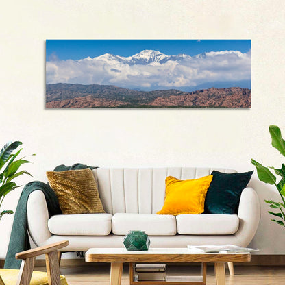 El Plata Snowcapped Peaks Above Cloud Deck Wall Art