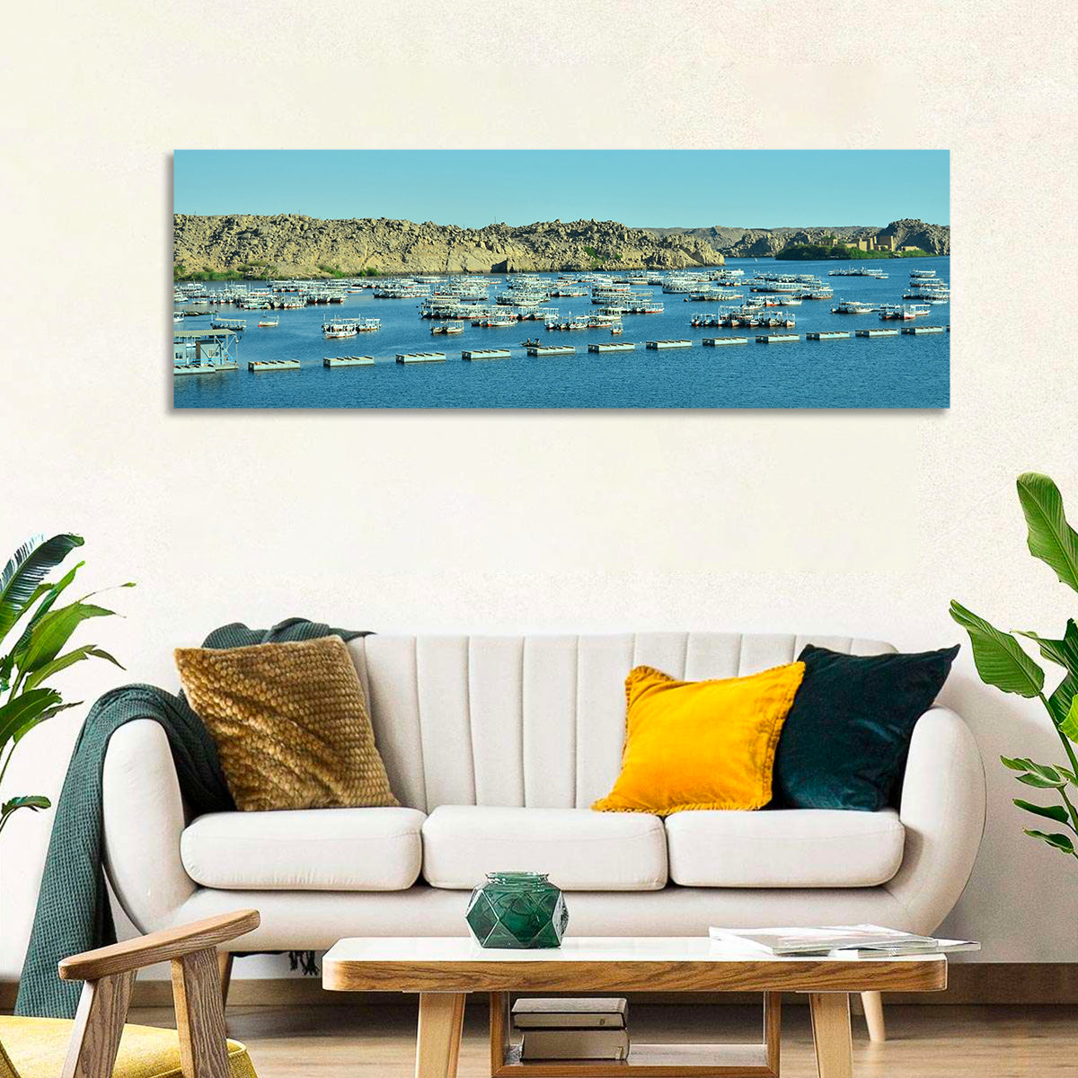 Philae Harbor, Lake Nasser Wall Art