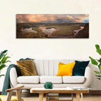 Soap Lake Storm Rainbow Wall Art