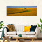 Golden Hour Soybean Field Wall Art