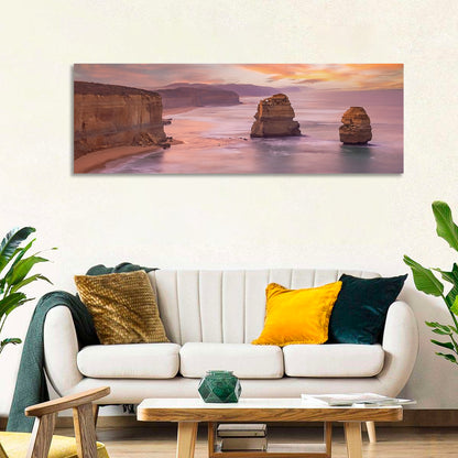 Twelve Apostles Sunset Sea Stacks Wall Art